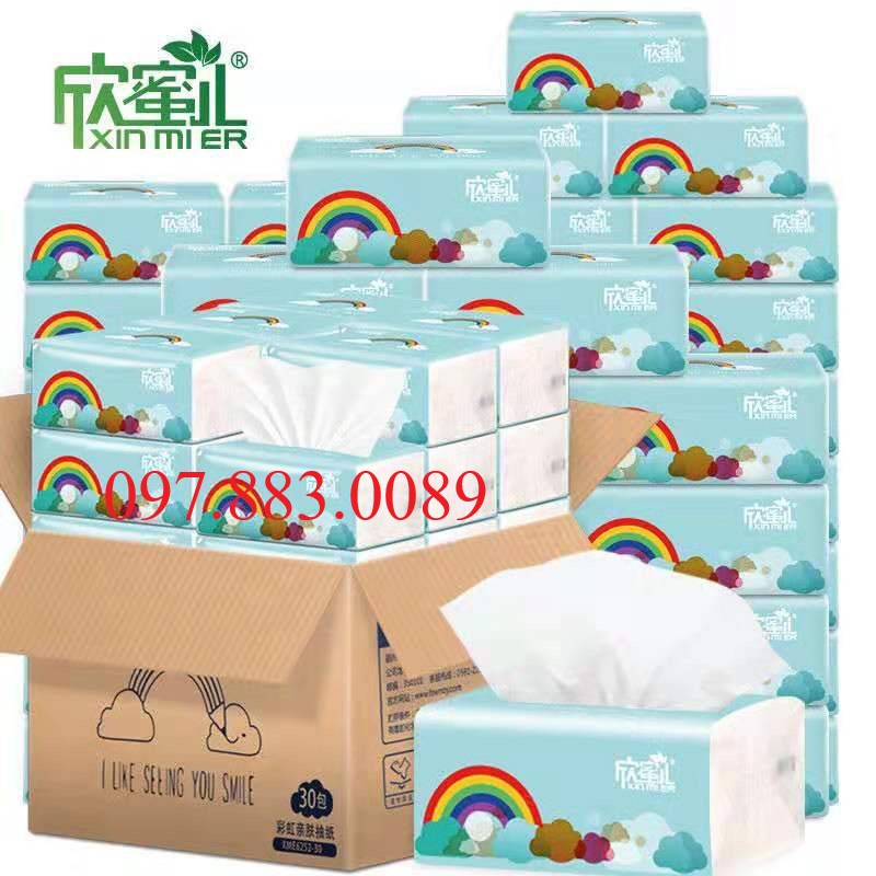 GIẤY ĂN CẦU VỒNG XIN MIER/GIẤY SIPIAO CHÍNH HÃNG SIÊU DAI, SIÊU MỀM MỊN [HOME SIÊU RẺ]