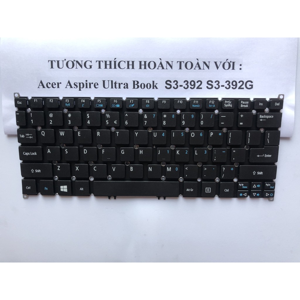 Bàn phím cho Acer Aspire E3-111 E3-112 ES1-331 ES1-111 ES1-311 R3-131 S3-331 S3-371 S3-391 S3-395 S3-951 S5-391 V3-111