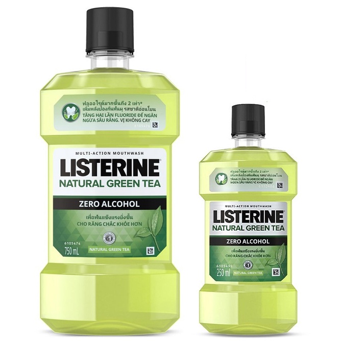 Nước súc miệng Listerine 750ml/250ml hàng chính hãng