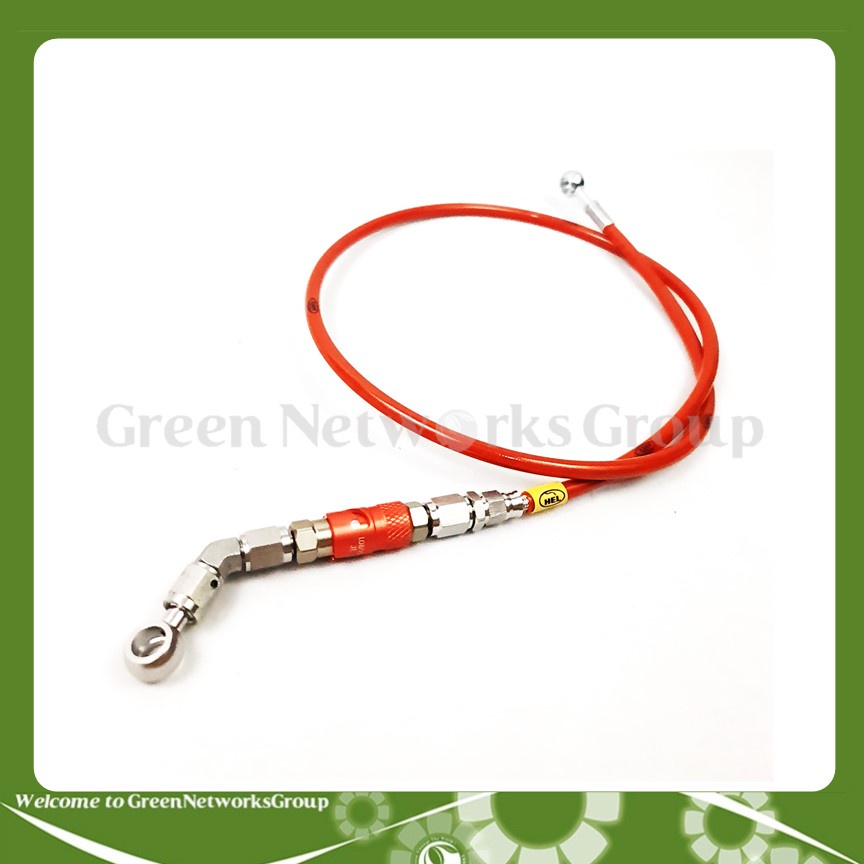 Dây dầu thắng trước HEL bấm đầu Earl's có ngắt dầu gắn mọi loại xe Greennetworks ( Cam )