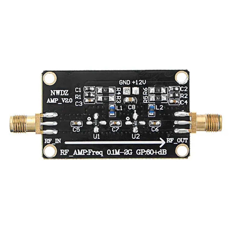 Bảng MạCh TiếNg ỒN zzz LNA 0.1M-2G 60DB RF KèM Phụ KiệN