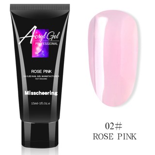 Gel gum đắp nối móng-poly gel 15ml (dùng móng up và hơ đèn)
