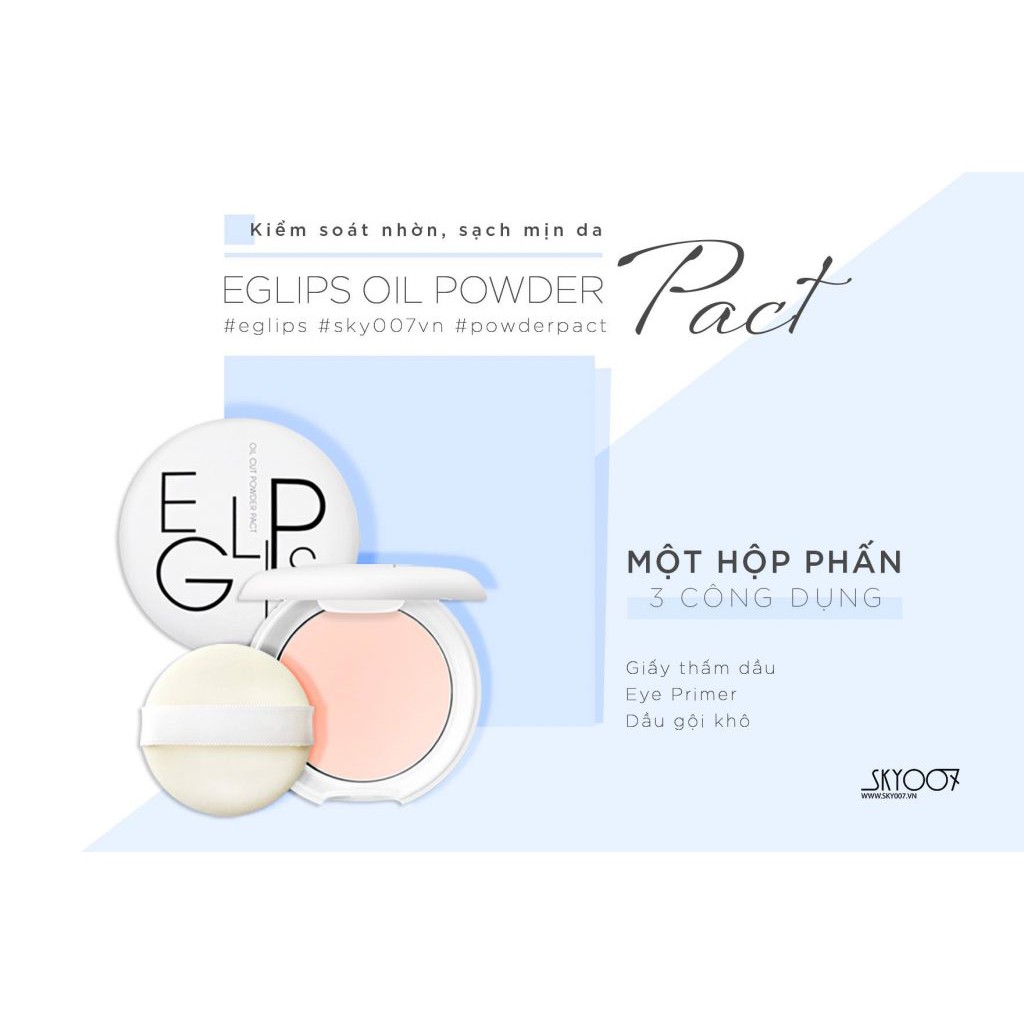 Phấn phủ dạng nén Eglips Oil Cut Powder Pact 8g | BigBuy360 - bigbuy360.vn