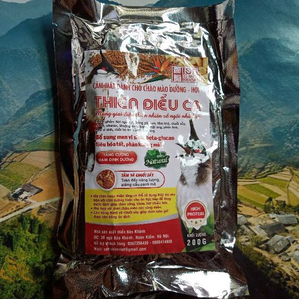 Cám chim chào mào hót căng lửa, thi đấu, mồi, Thiên Điểu Ca _ 200g