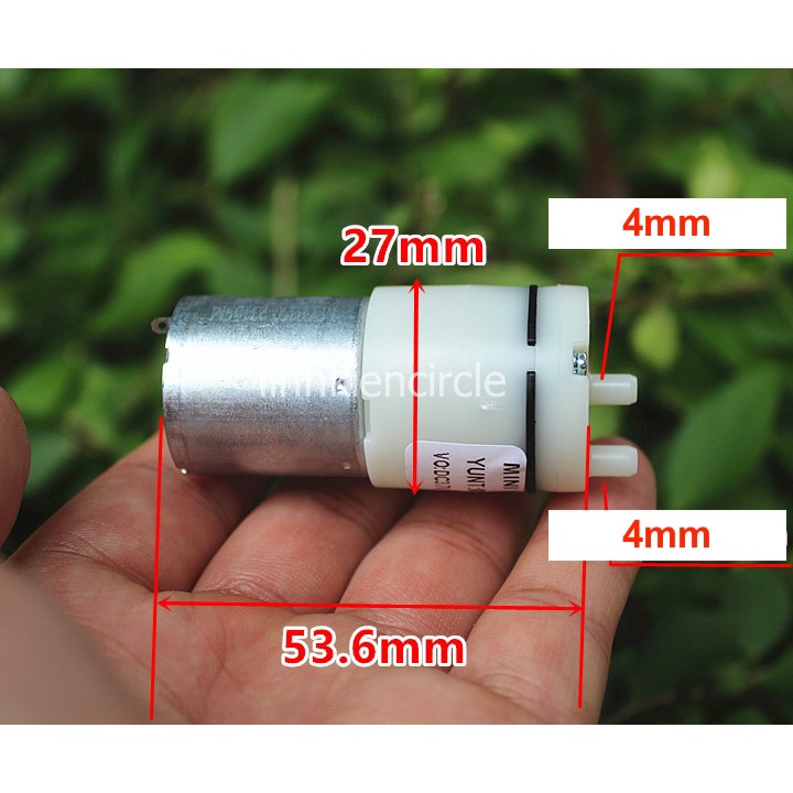 Bơm không khí Bơm chân không 3.7V Bơm oxy lưu lượng lớn Máy đo huyết áp Máy hút sữa - LK0386