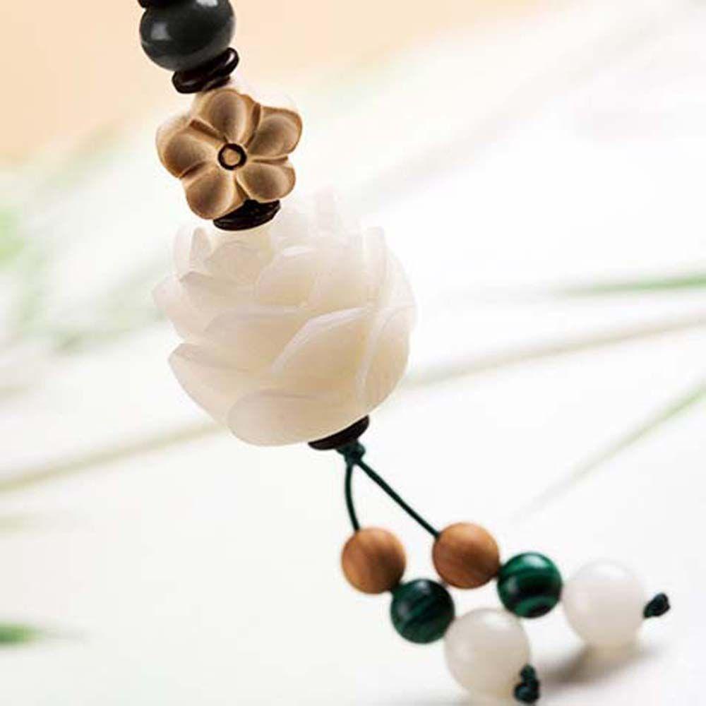 LILYES Dây Treo Điện Thoại / Chìa Khóa Xe Hơi Chống Thất Lạc Hình Hoa Sen Bồ Đề Mang Lại Tài Lộc Kiểu Retro Sáng Tạo