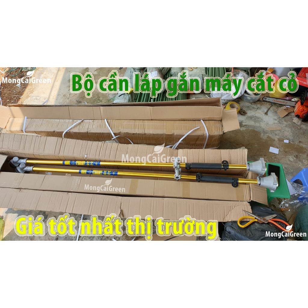 BỘ CẦN LÁP GĂN SMÁY CẮT CỎ LOẠI TỐT giá 550k - gồm CẦN - TUM - ĐẦU BÒ