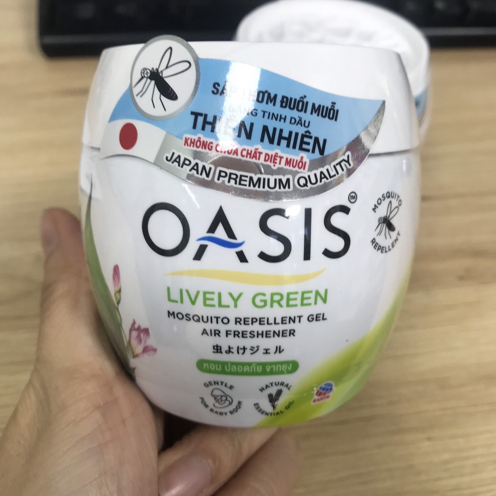 Sáp thơm phòng OASIS xáp thơm 180g sáp thơm đuỗi muỗi hương Lavender ,Huệ Tây