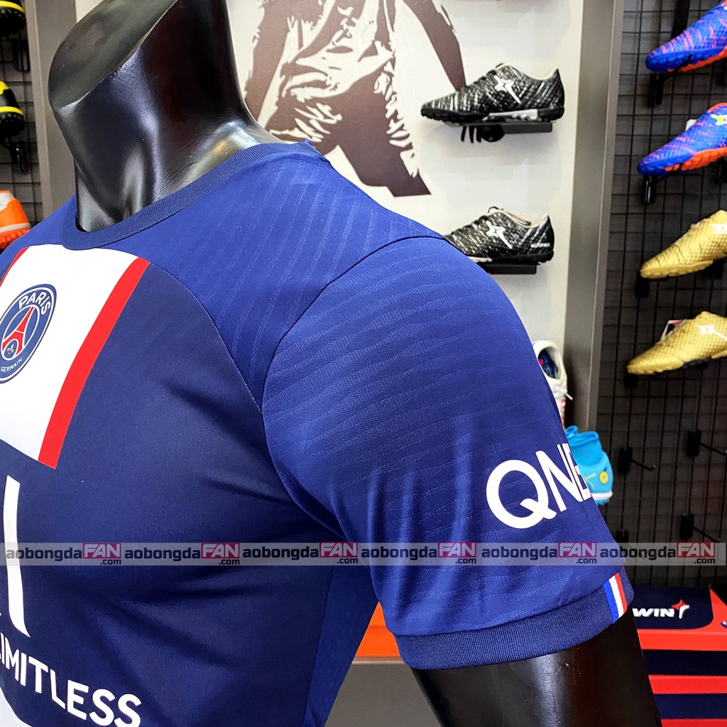 Áo Bóng Đá PSG Xanh Sân Nhà 2023 Hàng Thái