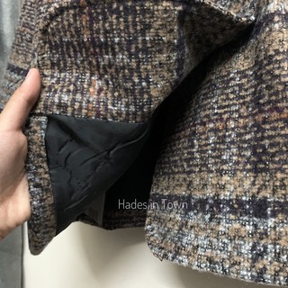 áo khoác dạ blazer kẻ siêu dày