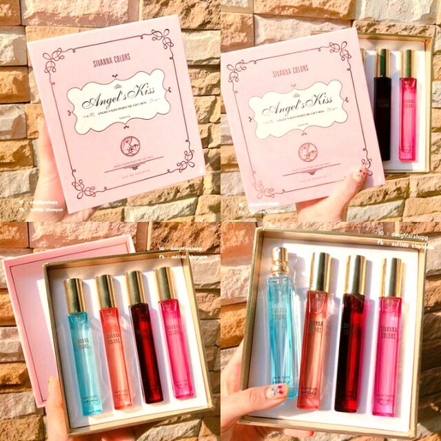 Fullbox set 4 nước hoa Sivanna Angel Kiss -Thái Lan