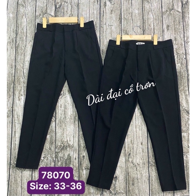 Quần tây nữ mẫu trơn đơn giản