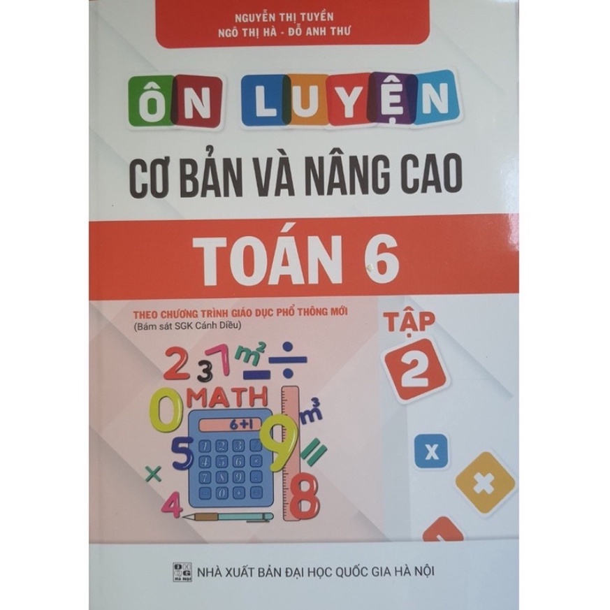 Sách - Combo Ôn luyện cơ bản và nâng cao Toán 6 - cánh diều