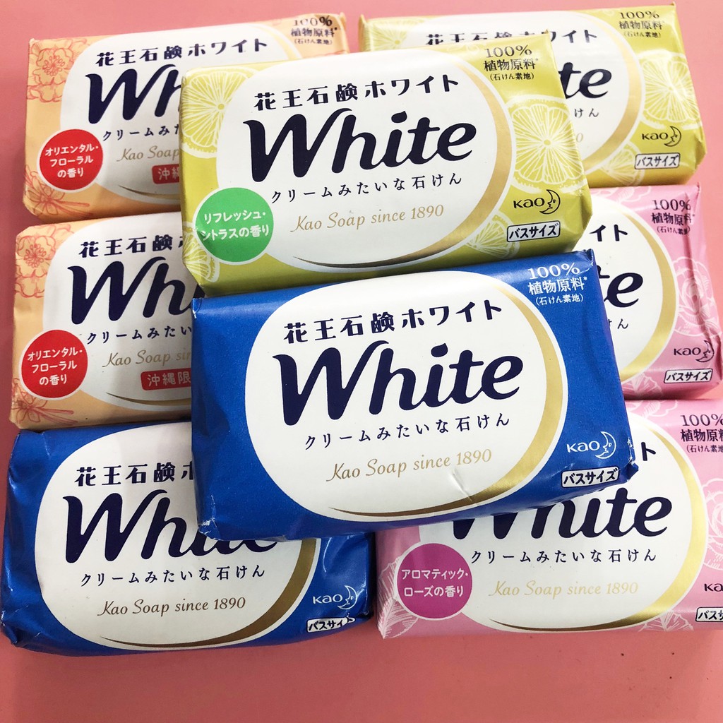 Bánh xà phòng trắng da Kao white Nhật