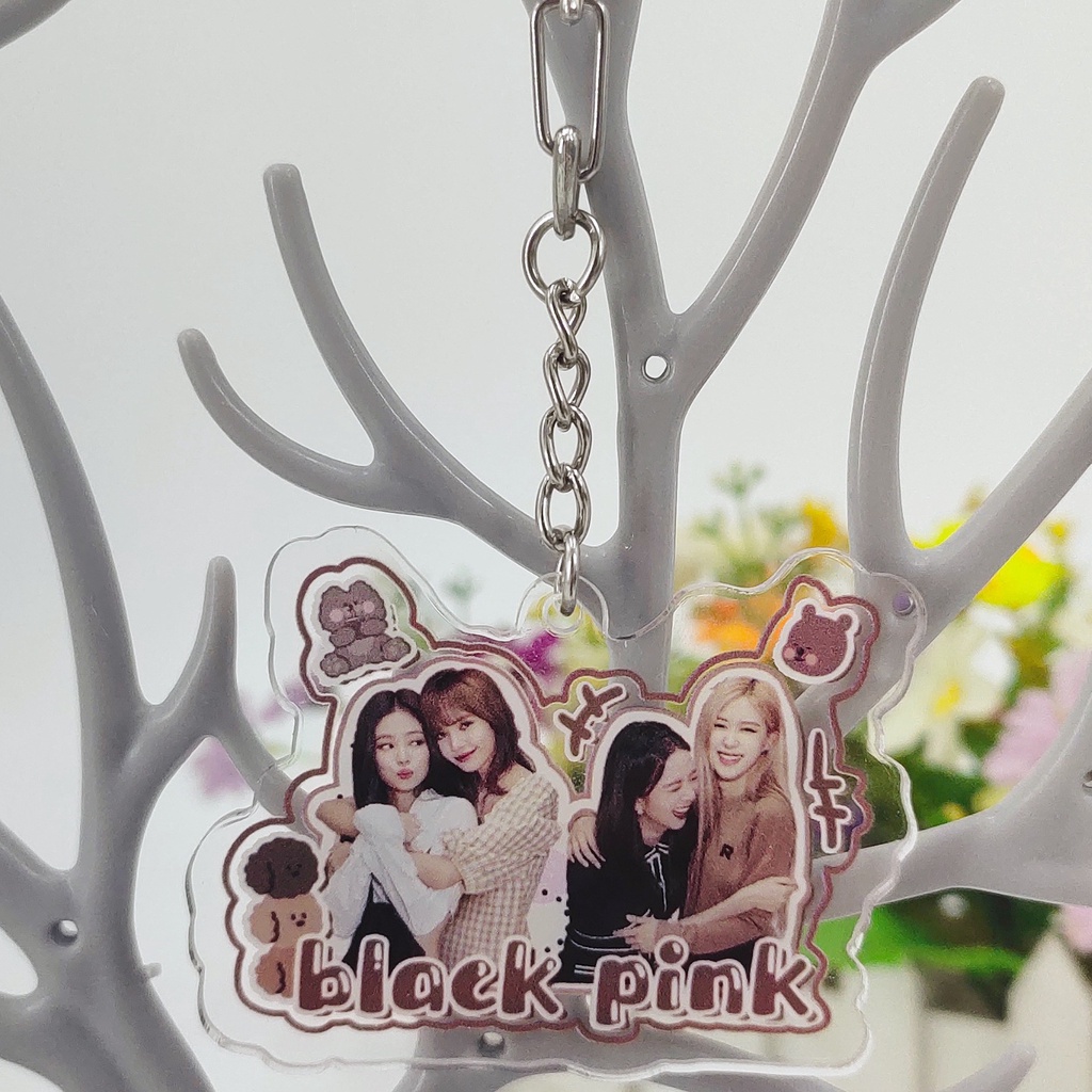 Móc Khóa In Hình Nhóm Nhạc Blackpink Xinh Xắn