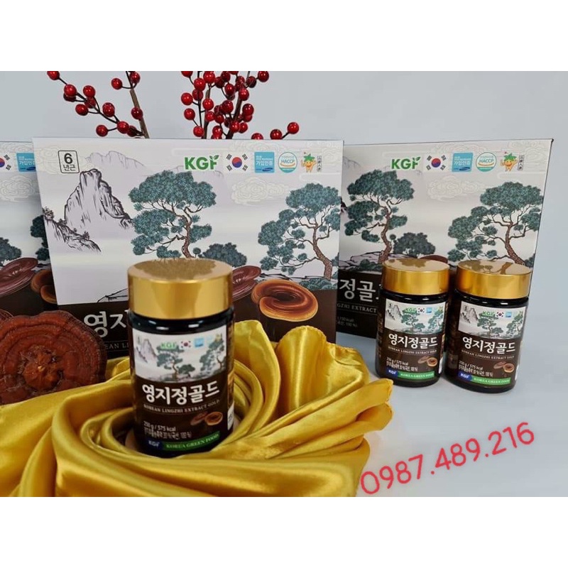 Cao Linh Chi Korea Green Food Hộp 2 lọ x 250gr, trumsihanhanquoc