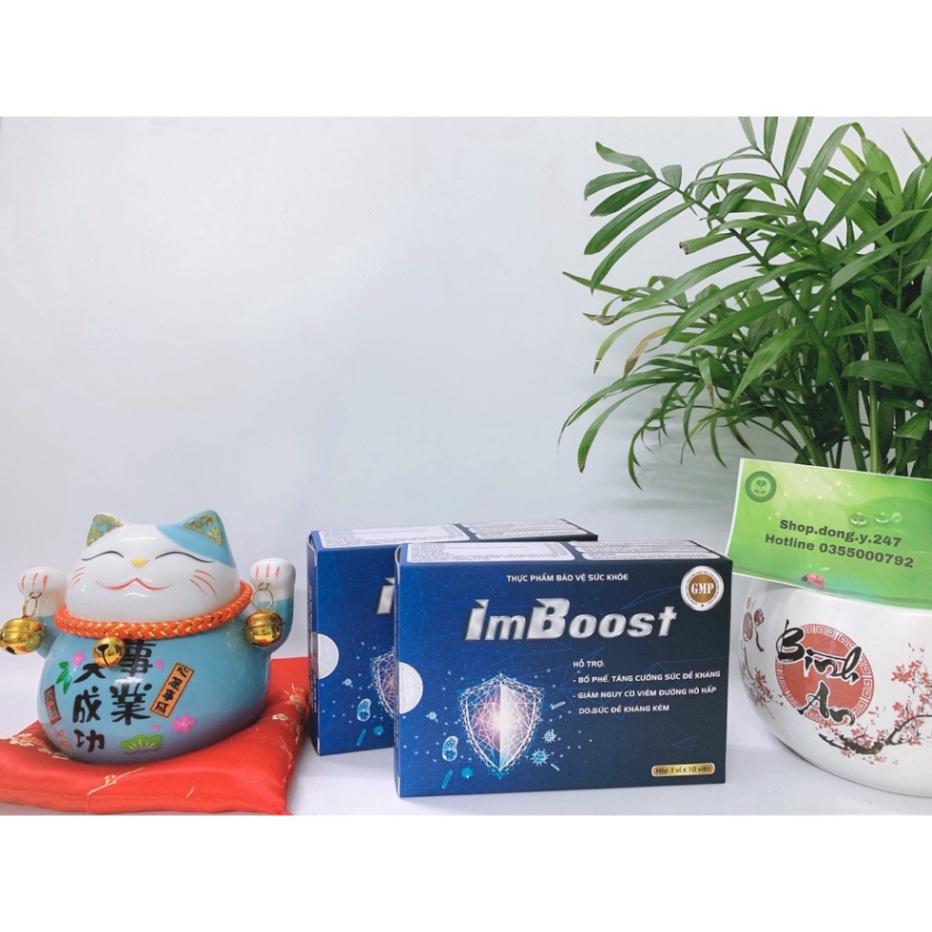✅ IMBOOST tăng cường miễn dịch, phòng chống bệnh, chống mệt mỏi do làm việc cường độ cao