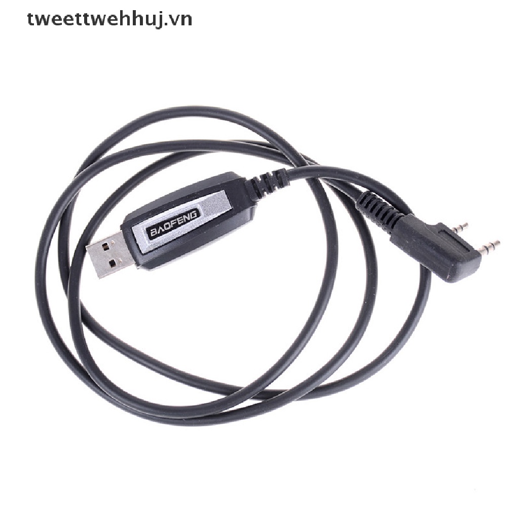 1 Bộ Dây Cáp Lập Trình USB 2Pin Kèm Đĩa CD Phần Mềm Dành Cho Radio Baofeng UV-5R BF-888S