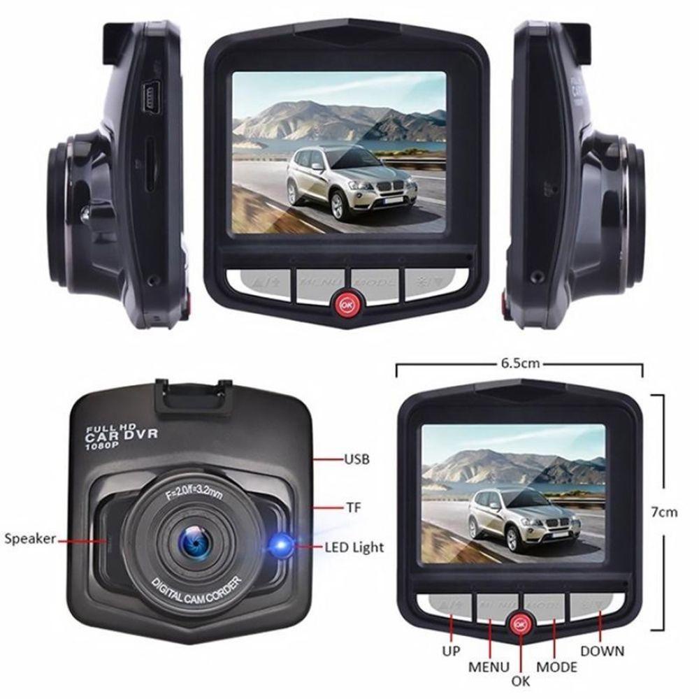 MYRON 2.4 Inch Portable Car Recorders Full HD 1080P DVR Camera Dash Cam Mini Shield Night Vision Cycle Recording Video Recorder/Multicolor | BigBuy360 - bigbuy360.vn