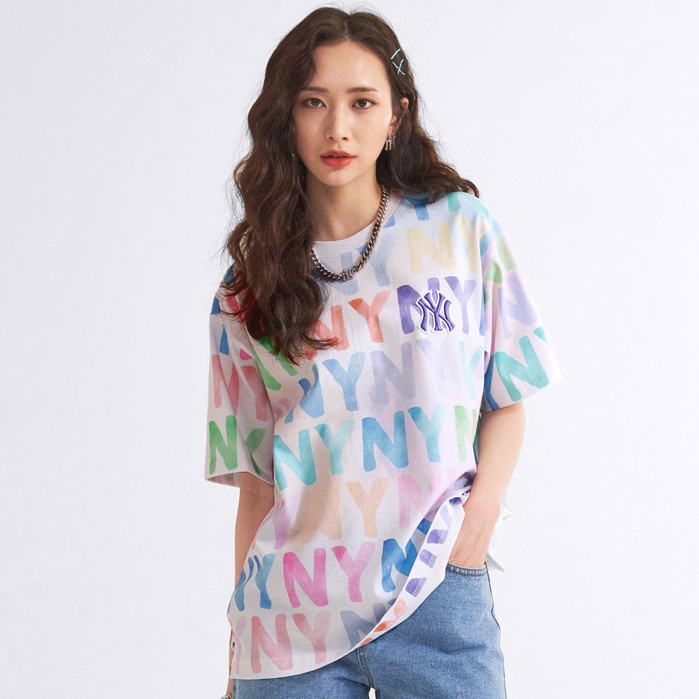 Áo Thun M.L.B NY Hàng VNXK, Chất Vải Mềm Mịn, Thoáng Mát.