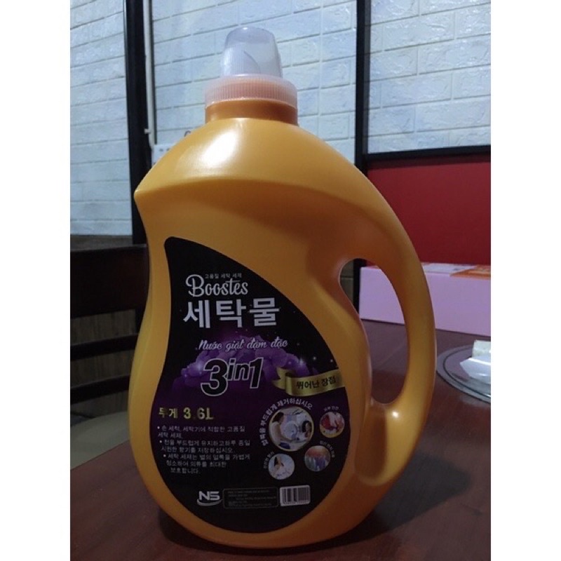 NƯỚC GIẶT BOOSTER CÔNG NGHỆ HÀN QUỐC CAN 3lÍT6