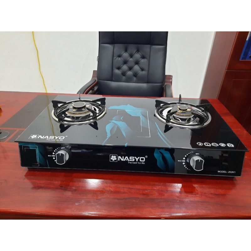 Bếp gas đôi  Bếp gas đôi dương kính NASYO NS-K1 siêu phẩm giá rẻ