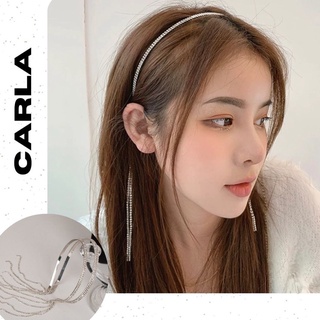 Bờm Tóc Carla Đá Đính Chuỗi Hạt Long Lanh Tiểu Thư