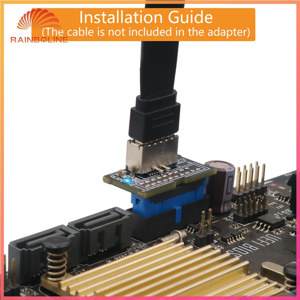 Ổ Cắm Chuyển Đổi Usb 3.0 10gbps 19pin Type-E 20pin | BigBuy360 - bigbuy360.vn