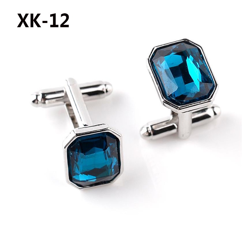 Khuy Măng Sét Hình Tam Giác Bằng Hợp Kim Kẽm Phong Cách Âu Mỹ Thời Trang Cho Nam