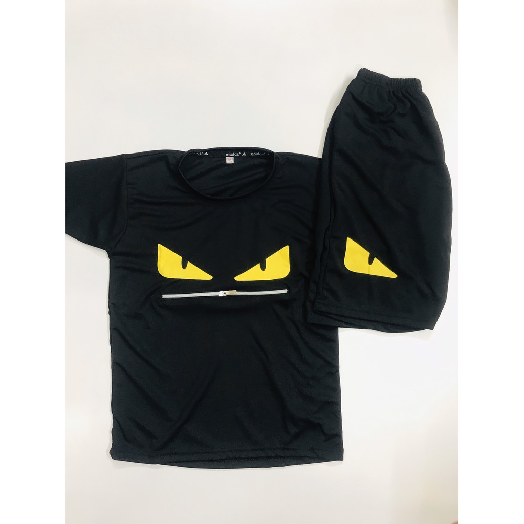 Set đồ nam, bộ quần áo thể thao nam nữ mặc nhà Unisex mắt vàng phong cách Ulzzang cá tính | BigBuy360 - bigbuy360.vn