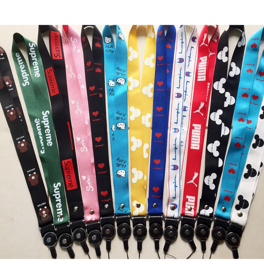 Dây Đeo Điện Thoại - Đeo Thẻ học sinh, thẻ cư dân, thẻ xe, chìa khoá Đa Năng, MÀU NGẪU NHIÊN