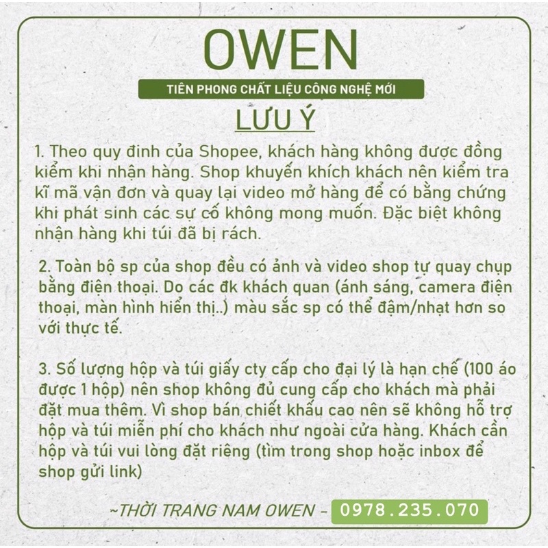 OWEN - Áo sơ mi ngắn tay Dobby xanh trắng sợi Bamboo dáng Regular Fit