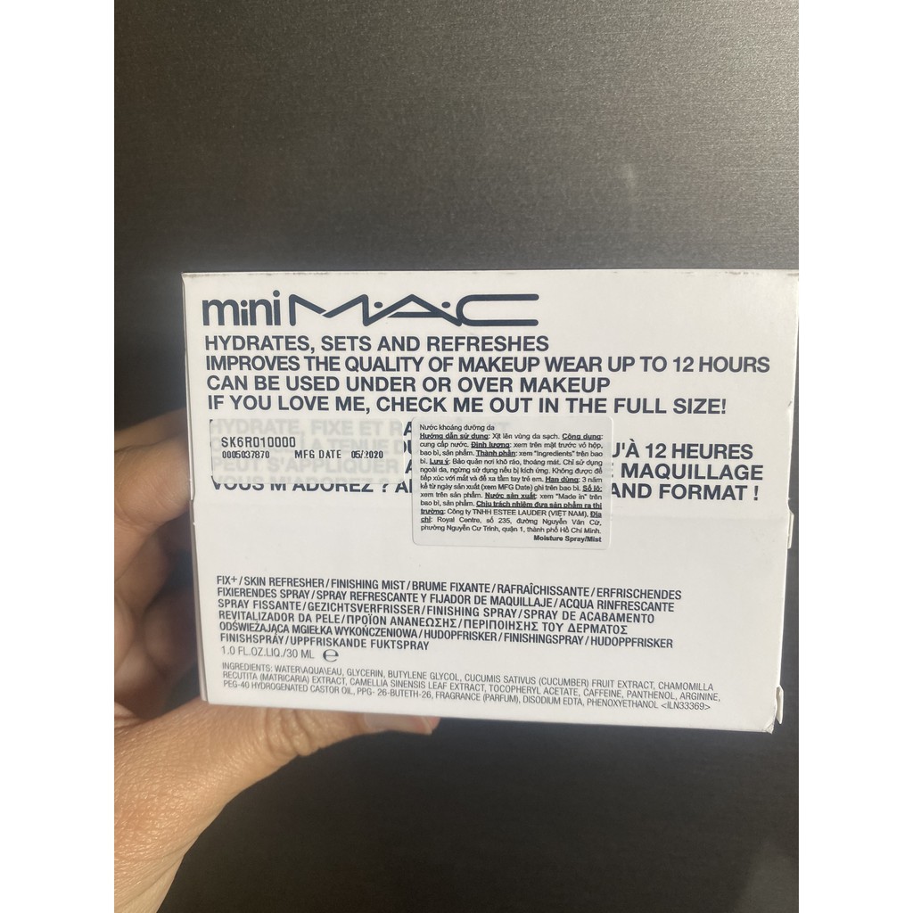 Nước xịt khoáng hoàn tất trang điểm MAC Prep + Prime Face Fix | BigBuy360 - bigbuy360.vn