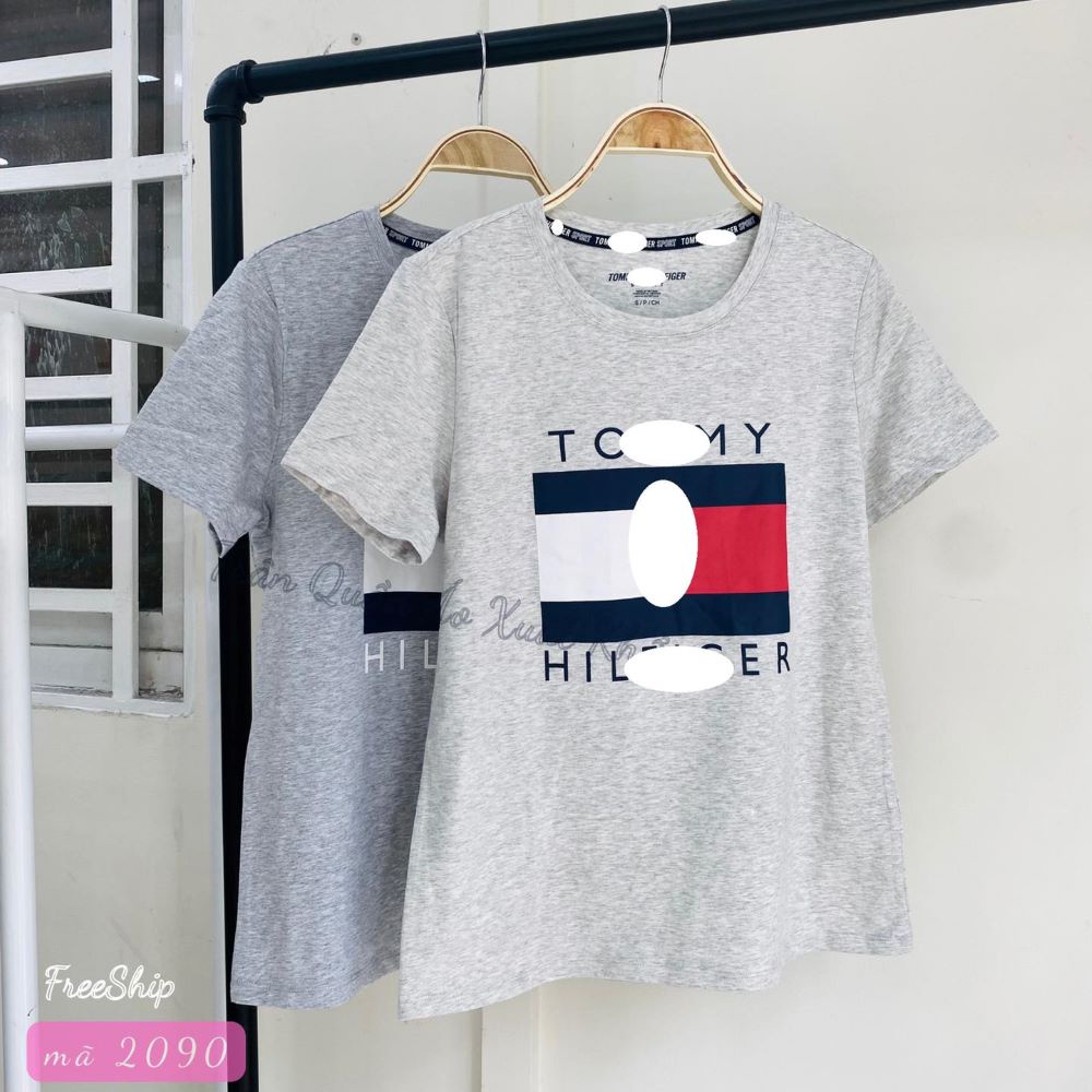 ÁO TOMMY XÁM COTTN TRÂNF21
