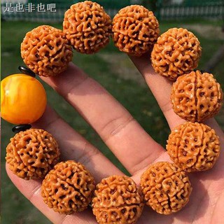 Vòng Tay Da 6789 Hạt Bồ Đề Vàng Tự Nhiên Cho Nam Và Nữ