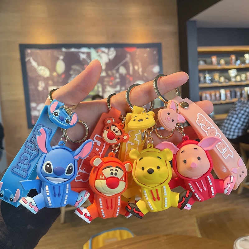 Hoạt Hình Móc Khóa Hình Chuột mickey minnie Đáng Yêu