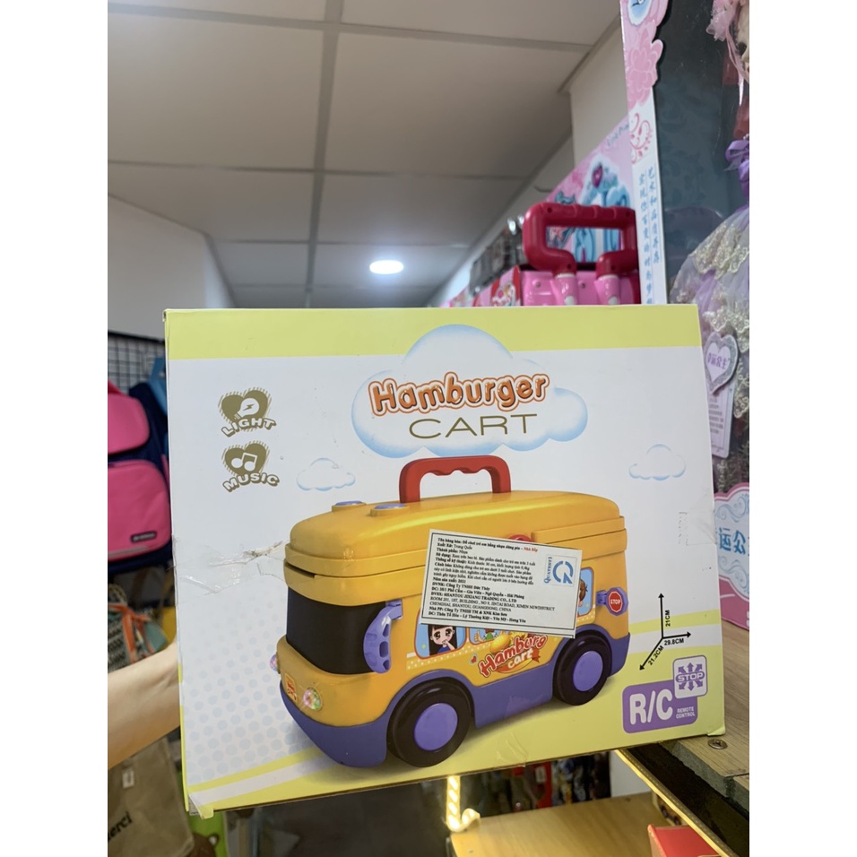 Bộ đồ chơi điều khiên Xe đồ ăn