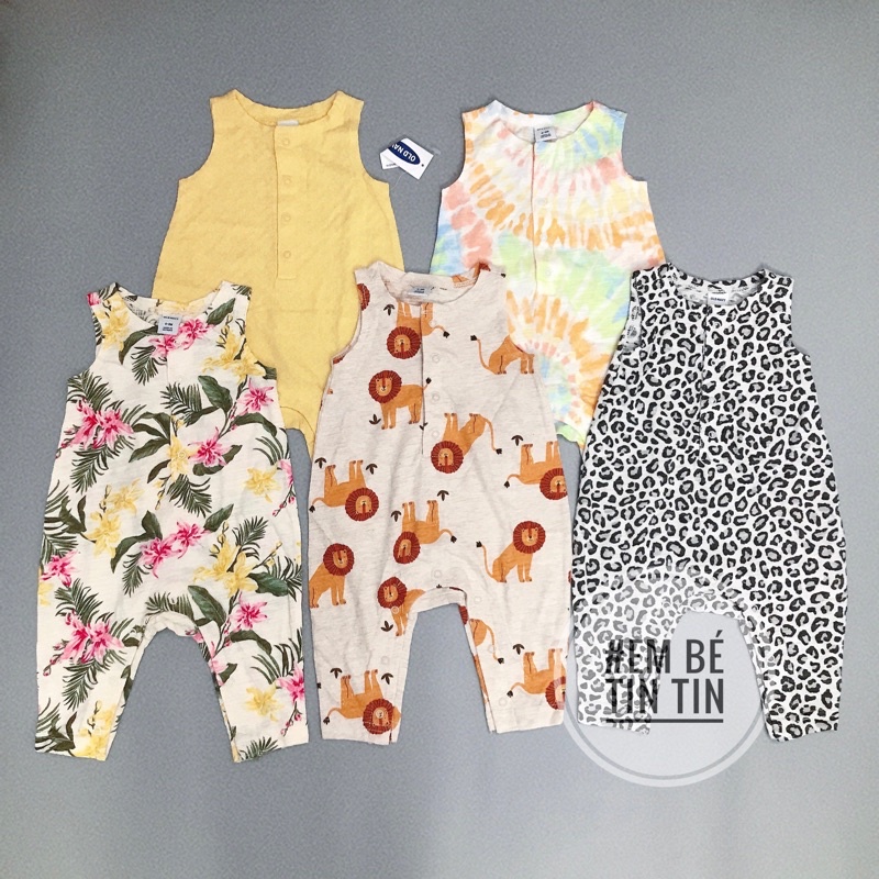jumpsuit sát nách cho bé (size 5 đến 12kg)
