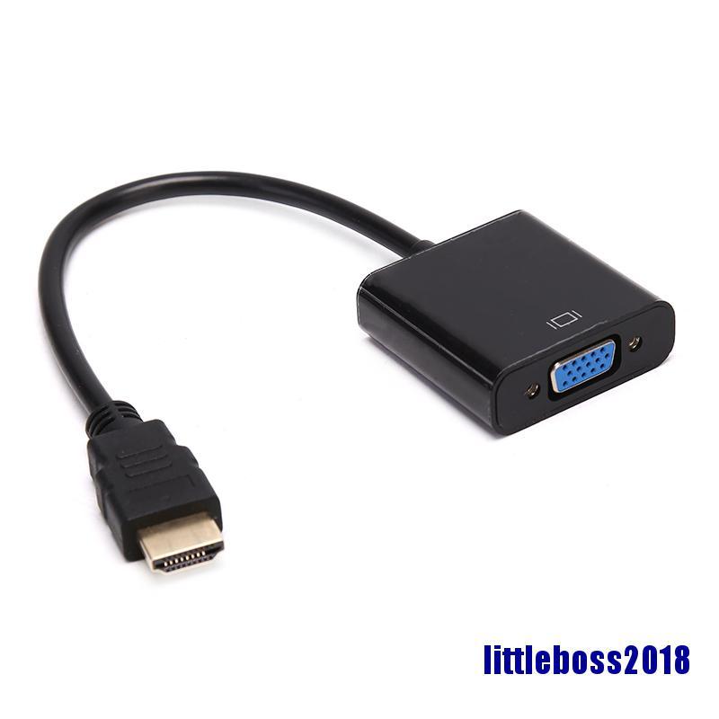 Dây Cáp Chuyển Đổi Video 1080p Hdmi Sang Vga Cho Pc Hdtv 2018