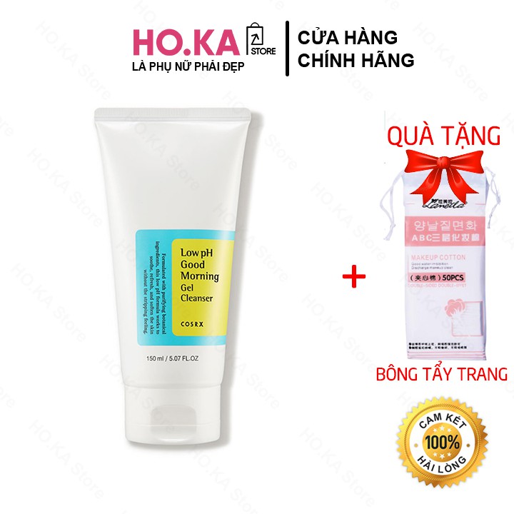 Sữa Rửa Mặt Cosrx Sữa Rửa Mặt Good Morning Dạng Gel Trà Tràm Độ PH Thấp 150ml HOKA STORE | BigBuy360 - bigbuy360.vn