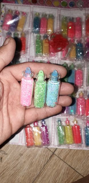 Sét 15 lọ  hoặc 21 lọ kim tuyến 10gam hoặc 6 gam nhiều màu sắc