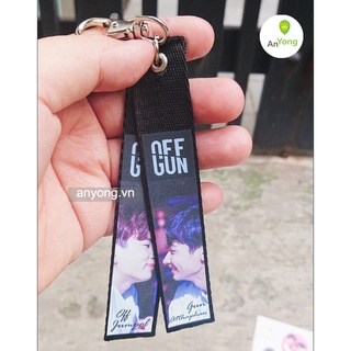Móc khóa strap nametag đôi offgun