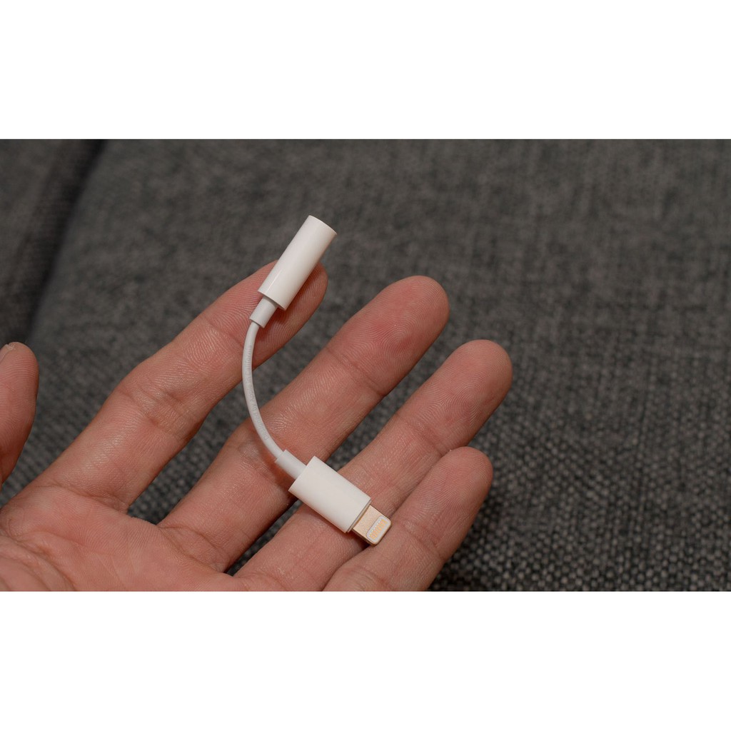 [Hàng Chính Hãng Mới 100%] Cáp chuyển tai nghe Apple iPhone Lightning sang Jack 3.5 mm chính hãng