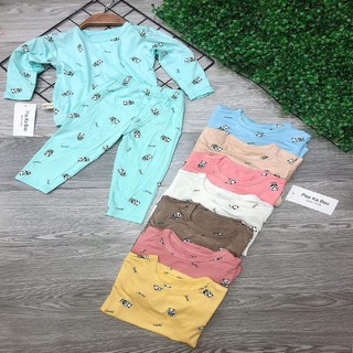 Bộ quần áo trẻ em Cotton thun lạnh cho bé sơ sinh tới 18kg