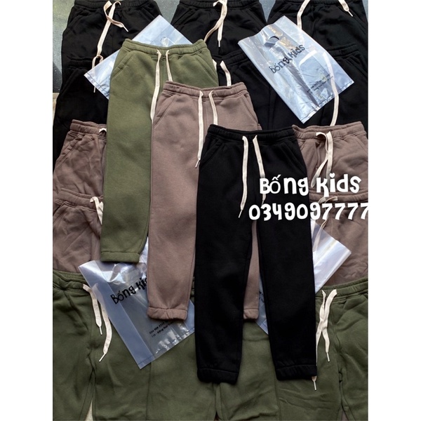 Quần Nỉ Jogger Bé Trai Basic ON