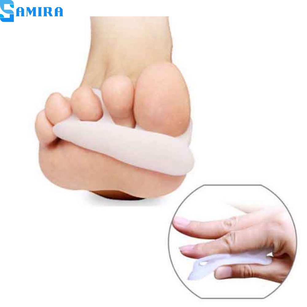 Cặp gel silicone mềm hỗ trợ tách định hình sửa ngón chân giảm đau chuyên dụng cao cấp SA11
