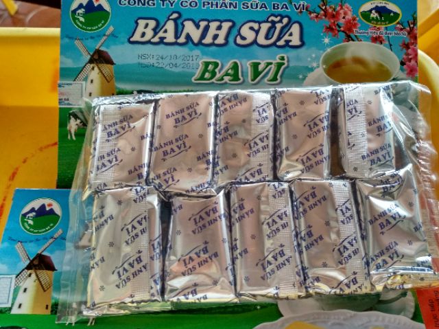 Đặc sản Bánh sữa bò Ba Vì (loại ngọt )