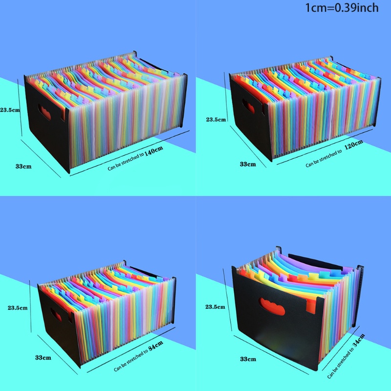 Túi Đựng Tài Liệu Khổ A4 48 Ngăn Chống Thấm Nước Tiện Dụng