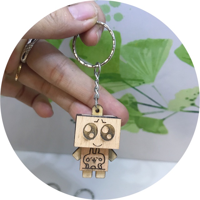 MÓC KHOÁ HÌNH GỖ DANBO