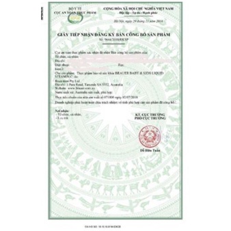 Brauer liquid vitamin C chai 100ml (Nhập khẩu chính hãng Úc). Bổ sung vitamine C giúp tăng đề kháng cho bé